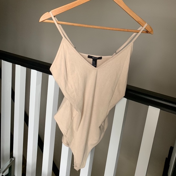 Forever 21 Faux Suede Body Suit - Picture 1 of 2